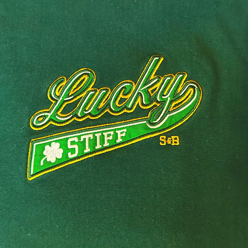 Vintage Steve & Barry’s “Lucky Stiff” Irish sweatshirt! St.Patrick’s Day!